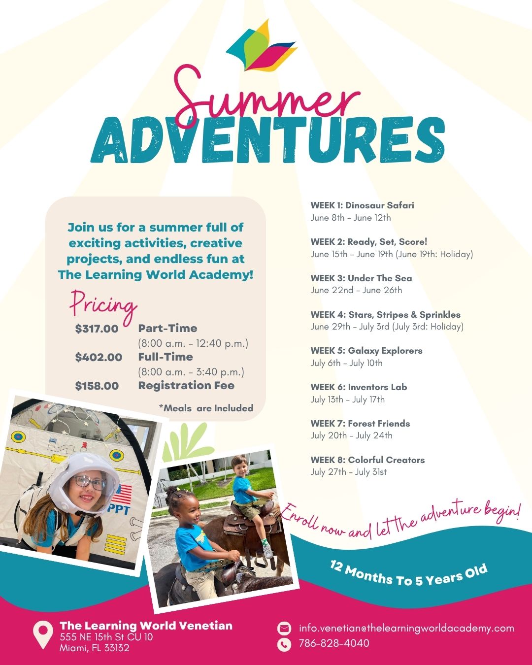 SC TLWAV Summer camp Downtown Miami at TLW Academy Venetian